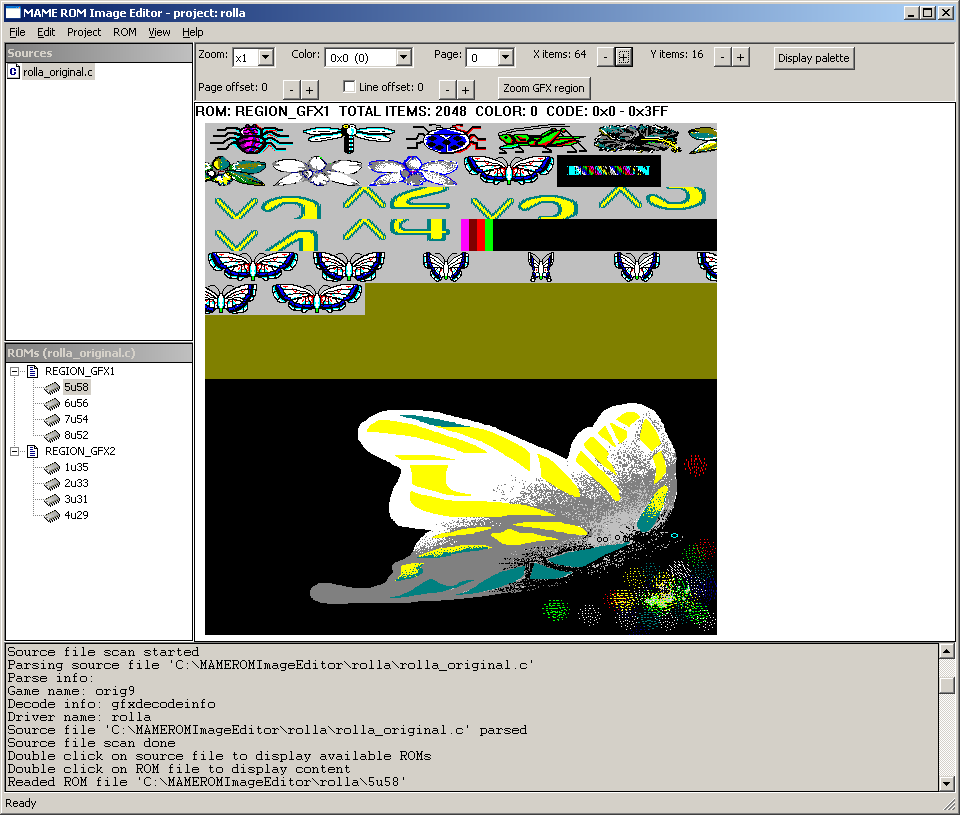 MAME ROM Image Editor