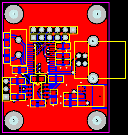 Printed circuit board for Pedals.